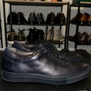 Navy blue shoes. Purchased a year ago and wore twice.  Great to wear with suits